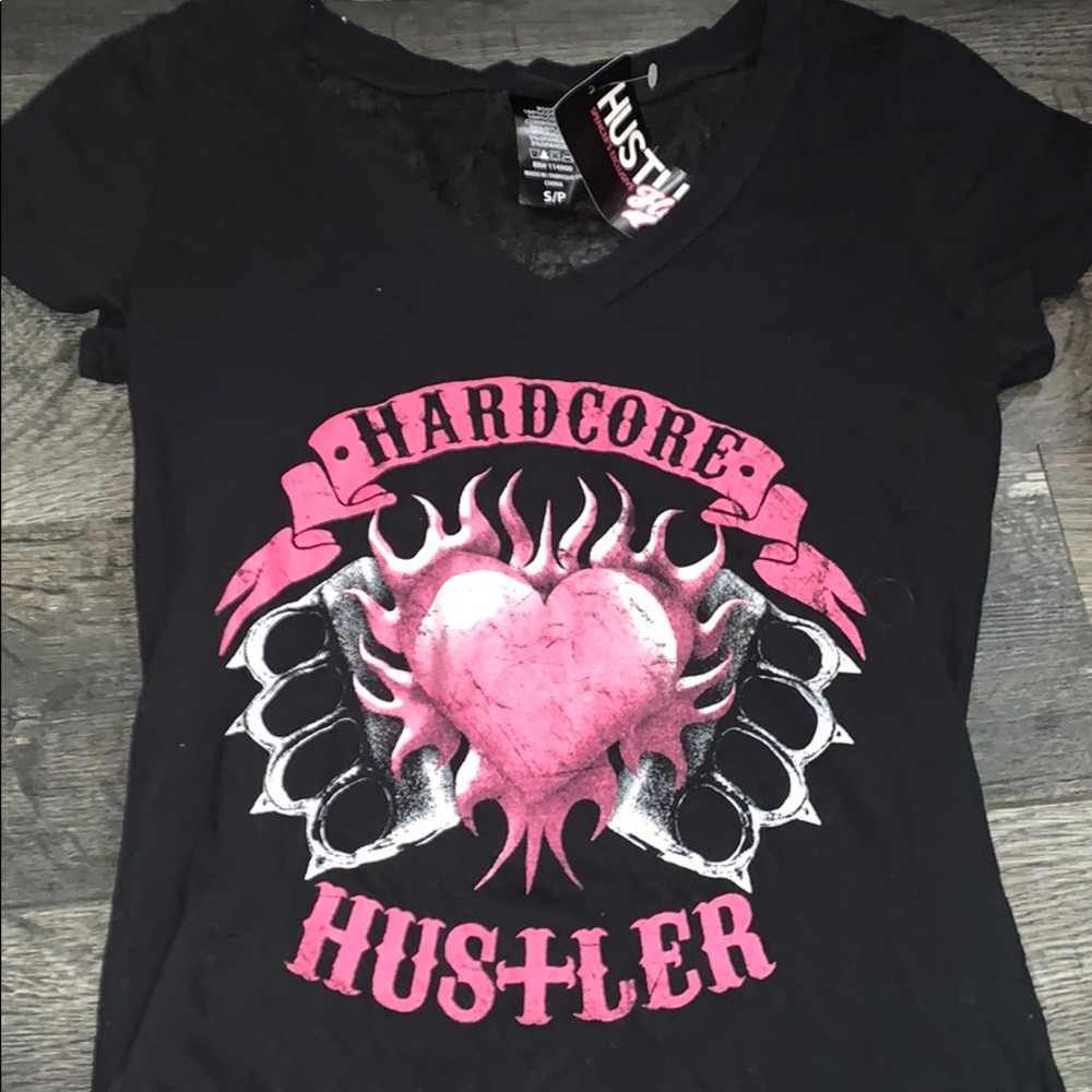 Women’s T-shirt small with lace back